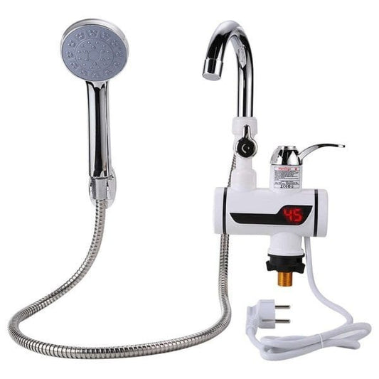 Electric Hot Water Heater Faucet Kitchen Instant Heating Tap Water with Shower