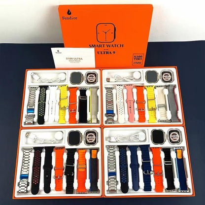 Fendior S100 Ultra 2 Smart Watch 7 In 1 – Random Color